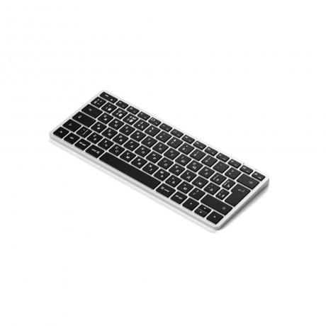Клавиатура Satechi Slim X1 Bluetooth Keyboard-RU серебристый. - фото 4