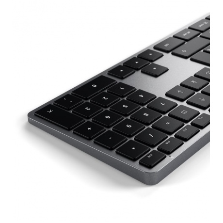 Клавиатура Satechi Slim W3 USB-C Wired Keyboard-RU Серый космос. - фото 4