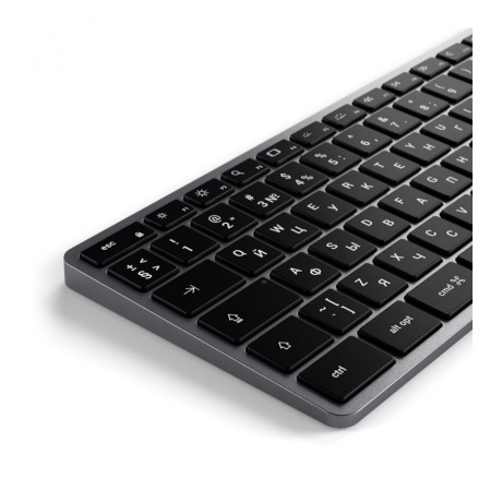 Клавиатура Satechi Slim W3 USB-C Wired Keyboard-RU Серый космос. - фото 5