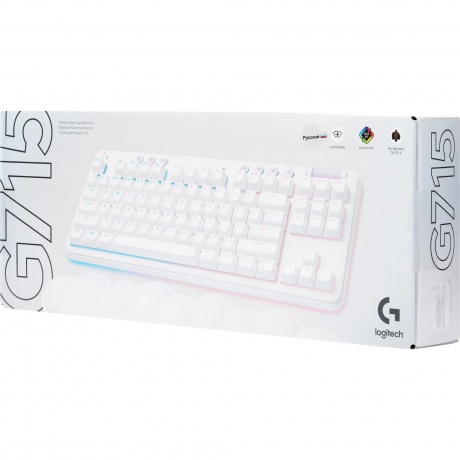 Клавиатура Logitech G715 TKL Wireless Gaming Keyboard White (920-010464) - фото 21