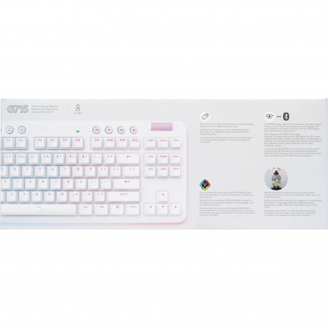 Клавиатура Logitech G715 TKL Wireless Gaming Keyboard White (920-010464) - фото 22