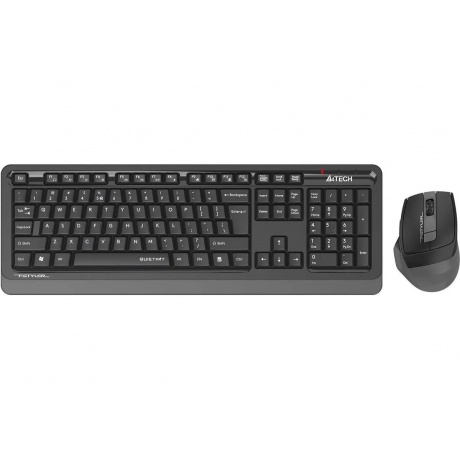 Клавиатура+мышь A4Tech Fstyler FGS1035Q Black/Grey - фото 1