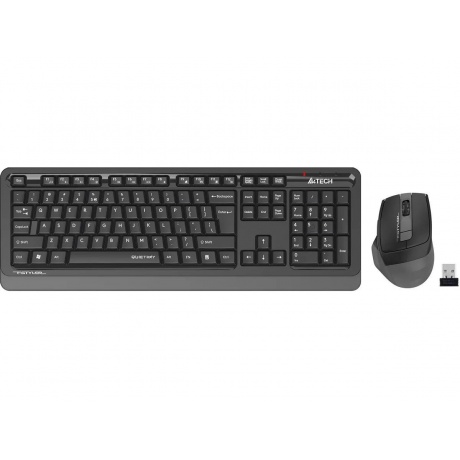 Клавиатура+мышь A4Tech Fstyler FGS1035Q Black/Grey - фото 2