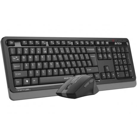 Клавиатура+мышь A4Tech Fstyler FGS1035Q Black/Grey - фото 3