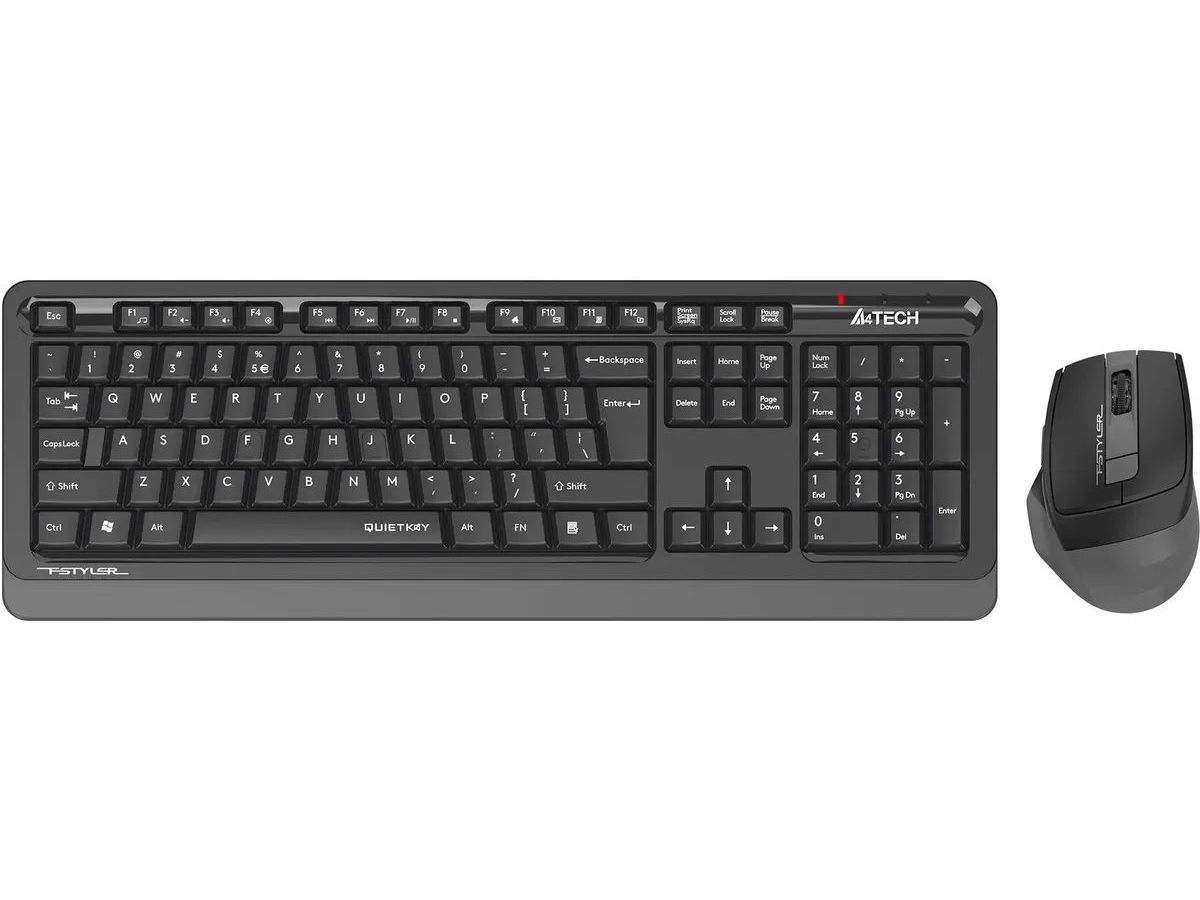 Клавиатура+мышь A4Tech Fstyler FGS1035Q Black/Grey