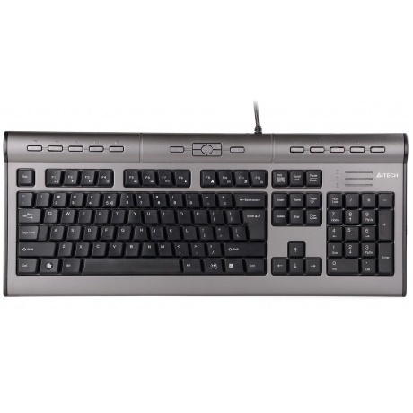 Клавиатура A4Tech KLS-7MUU серебристый/черный