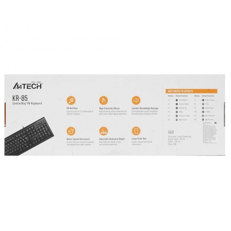 Клавиатура A4Tech KR-85 черный - фото 7