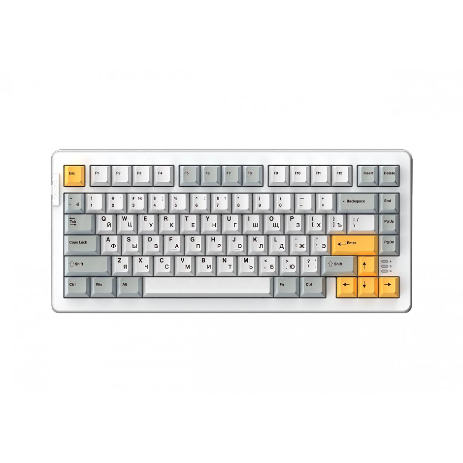 Клавиатура Dareu A81 White-Yellow, цвет белый/желтый