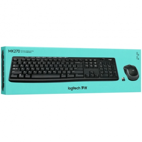 Набор клавиатура+мышь Logitech MK270 Black - фото 10