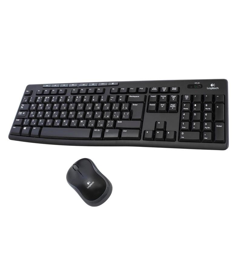 Набор клавиатура+мышь Logitech MK270 Black 4x4 16 клавиш промышленный пользовательский usb атм металлическая клавиатура антивандальная цифровая клавиатура