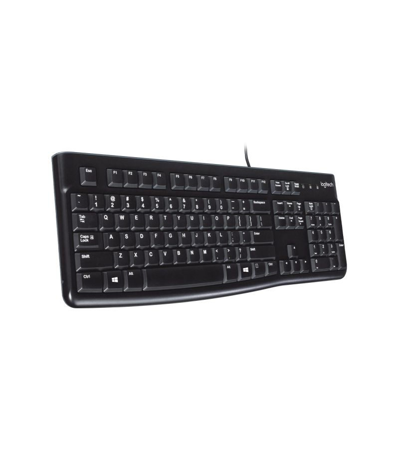 Клавиатура Logitech K120 EER черный 4x4 16 клавиш промышленный пользовательский usb атм металлическая клавиатура антивандальная цифровая клавиатура