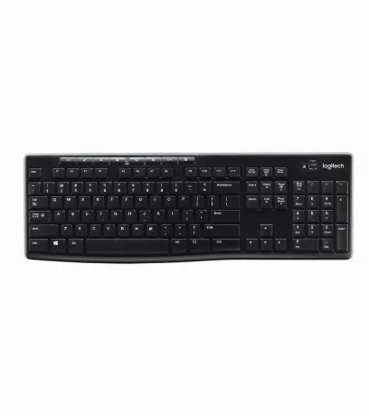 Клавиатура Logitech K270 черный/белый