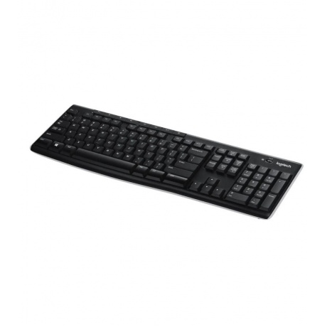 Клавиатура Logitech K270 черный/белый - фото 2