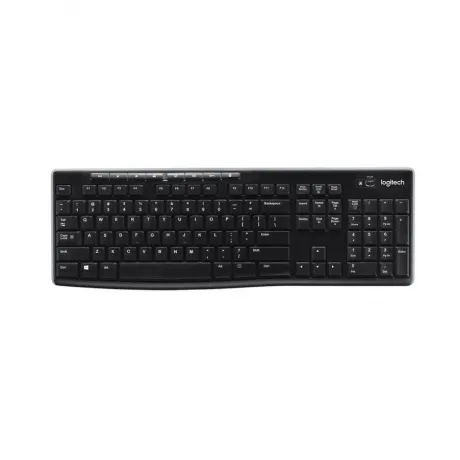Клавиатура Logitech K270 черный/белый