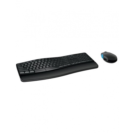Комплект клавиатура + мышь Microsoft Sculpt Comfort Desktop Black USB, черный - фото 1