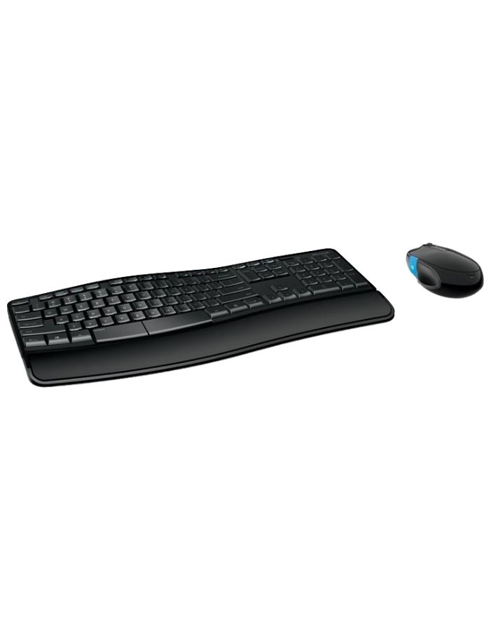 Комплект клавиатура + мышь Microsoft Sculpt Comfort Desktop Black USB, черный комплект клавиатура мышь logitech mk120 desktop black usb 920 002561