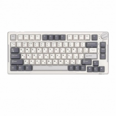 Клавиатура Royal Kludge RK-H81 Sky cyan switch/White Night