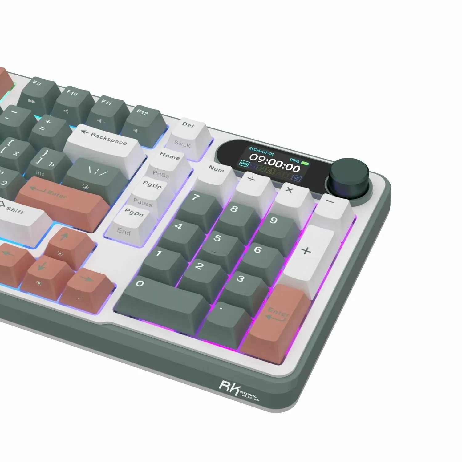 Клавиатура Royal Kludge RK-S98 Brown switch/Camping - фото 7