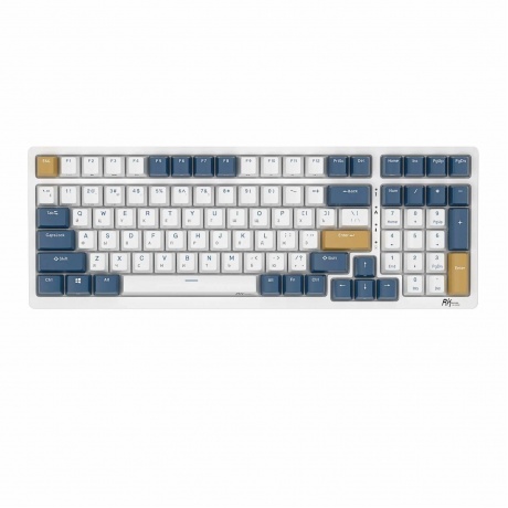 Клавиатура Royal Kludge RK98 Brown switch/Klein Blue - фото 1