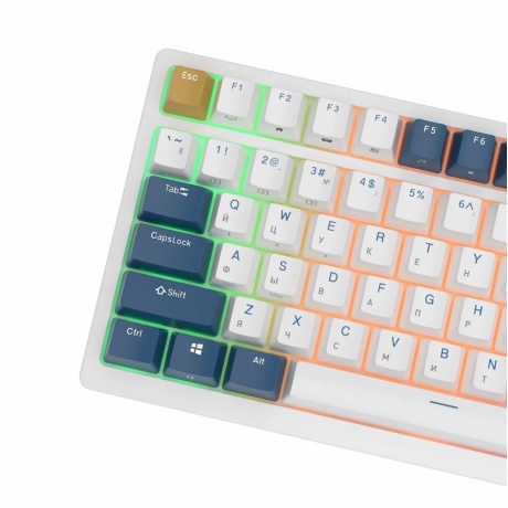 Клавиатура Royal Kludge RK98 Brown switch/Klein Blue - фото 4