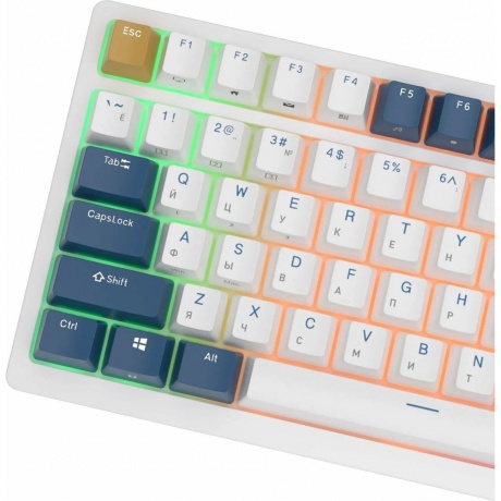 Клавиатура Royal Kludge RK98 Brown switch/Klein Blue - фото 4