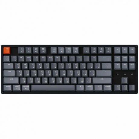 Клавиатура Keychron K8 Grey, RGB, Hot-Swap, Alum Frame, Gateron ...