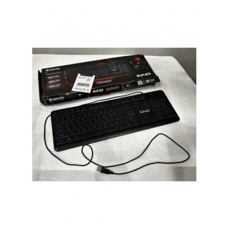 Клавиатура Defender Raid GK-778DL хорошее состояние - фото 6