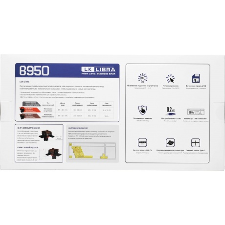 Клавиатура A4Tech Bloody B950 Синий - фото 31