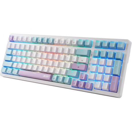 Клавиатура Acer OKW304 (ZL.KBDCC.01V) белый - фото 6