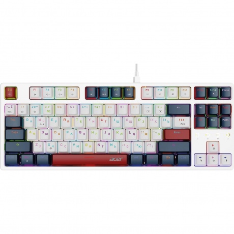 Клавиатура Acer OKW305 (ZL.KBDCC.01W) белый - фото 1