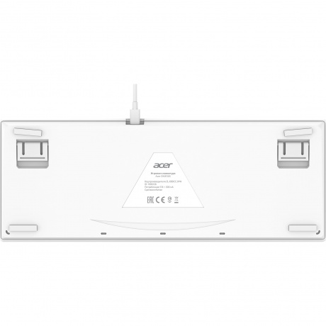 Клавиатура Acer OKW305 (ZL.KBDCC.01W) белый - фото 2