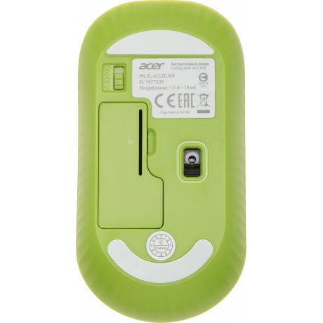 Клавиатура + мышь Acer OCC205 зеленый/желтый (ZL.ACCEE.00E) - фото 8