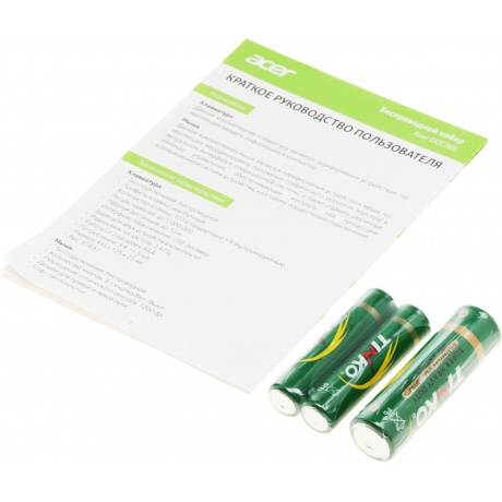 Клавиатура + мышь Acer OCC205 розовый/бежевый (ZL.ACCEE.00F) - фото 21