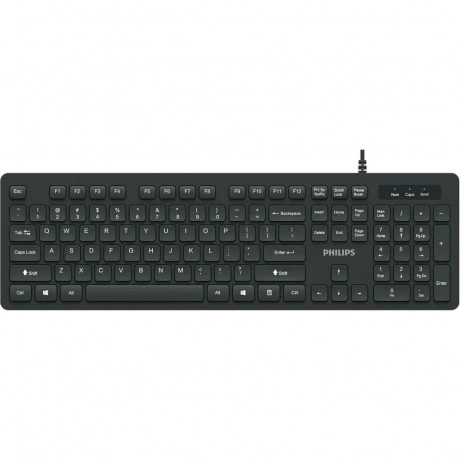 Клавиатура проводная Philips SPK6264B/60 чёрный