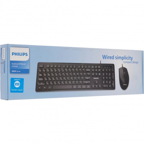Клавиатура + мышь Philips SPT6264B/60 чёрный - фото 15