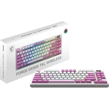 Клавиатура MSI FORGE GK600 TKL Violet - фото 5