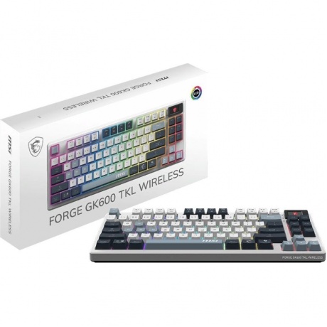 Клавиатура MSI FORGE GK600 TKL Sky - фото 5