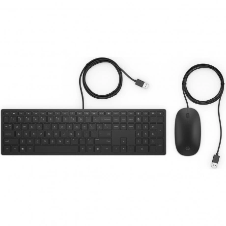 Клавиатура + мышь HP Pavilion Wired 400 (4CE97AA) Black