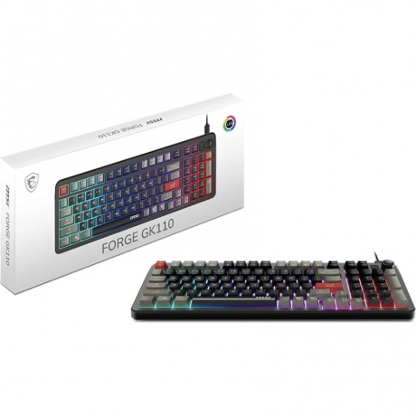 Клавиатура MSI FORGE GK110 Black - фото 5