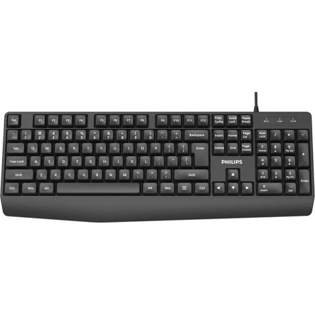 Клавиатура + мышь Philips SPT6337 (SPT6337B/60) чёрный - фото 17
