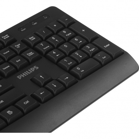 Клавиатура + мышь Philips SPT6337 (SPT6337B/60) чёрный - фото 5