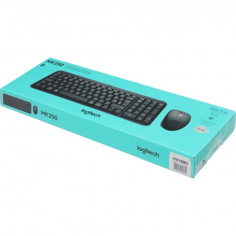 Клавиатура + мышь Logitech MK250 (920-013853) Black - фото 18