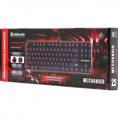 Клавиатура Defender Mechanoid GK-581 RU (45581) черный - фото 13