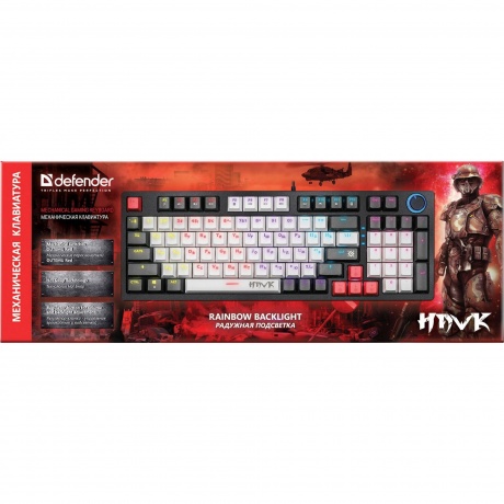 Клавиатура Defender Hawk GK-418 RU (45418) - фото 2