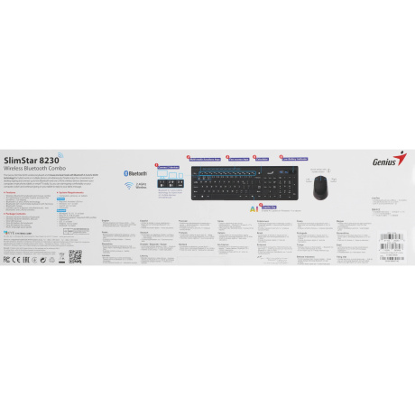 Клавиатура + мышь Genius Smart KM-8230 BLACK (31340015408) - фото 22