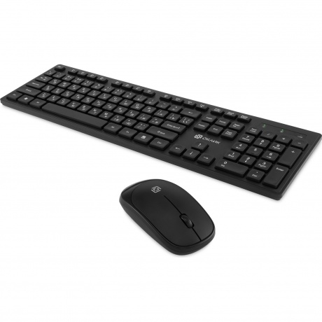 Клавиатура + мышь Oklick S255W Black USB (1909361) - фото 2