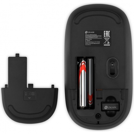 Клавиатура + мышь Oklick S255W Black USB (1909361) - фото 8