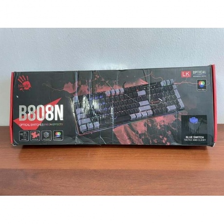 Клавиатура A4Tech Bloody B808N черный/серый хорошее состояние - фото 4