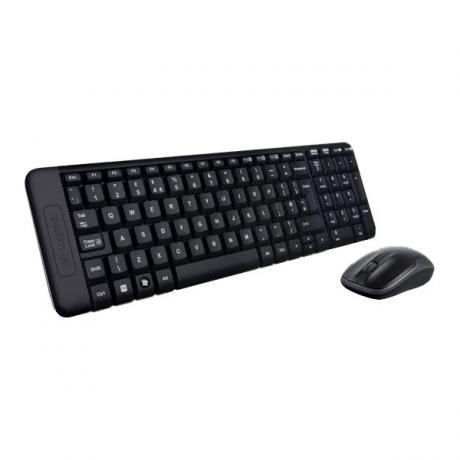 Клавиатура + мышь Logitech MK220 клав:черный мышь:черный USB беспроводная - фото 2
