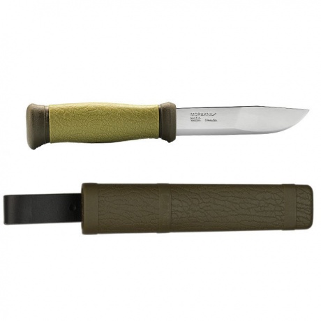 Нож Morakniv Outdoor 2000 Green - длина лезвия 109мм - фото 1